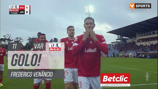 GOLO! Santa Clara, Frederico Venâncio aos 11', Santa Clara 1-0 Casa Pia