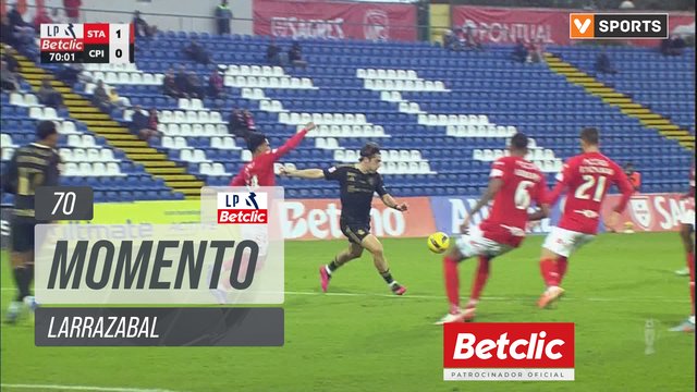 Casa Pia, Jogada, Larrazabal aos 70'