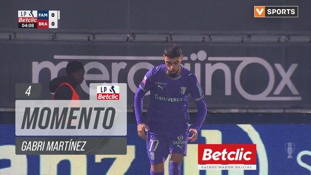 Braga, Jogada, Gabri Martínez aos 4'