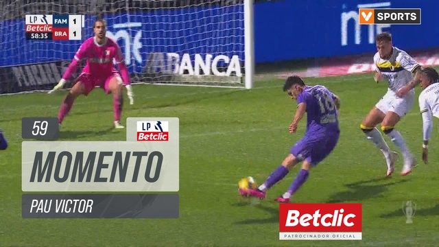 Braga, Jogada, Pau Victor aos 59'