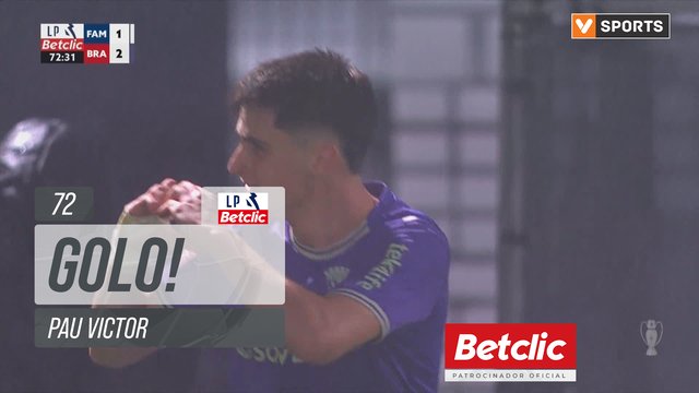 GOLO! Braga, Pau Victor aos 72', Famalicão 1-2 Braga