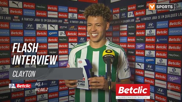 I Liga (#13) | AVS 1-2 Rio Ave: Flash Interview Clayton