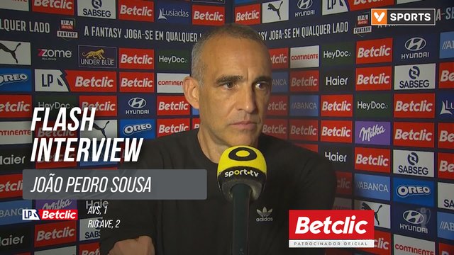 I Liga (#13) | AVS 1-2 Rio Ave: Flash Interview João Pedro Sousa