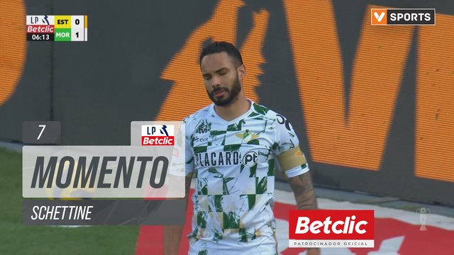 Moreirense, Jogada, Schettine aos 7'