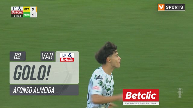 GOLO! Moreirense, Afonso Almeida aos 62', Estoril 3-2 Moreirense