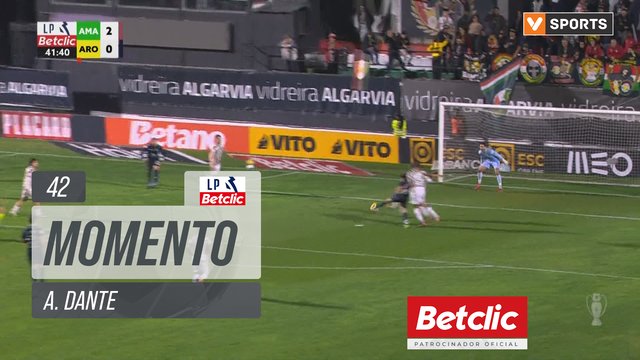 Arouca, Jogada, A. Dante aos 42'