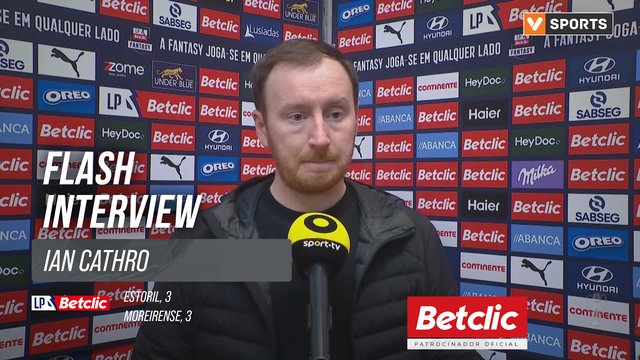I Liga (#13) | Estoril 3-3 Moreirense: Flash Interview Ian Cathro