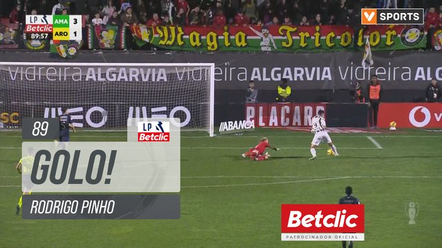 GOLO! Estrela Amadora, Rodrigo Pinho aos 89', Estrela Amadora 3-1 Arouca