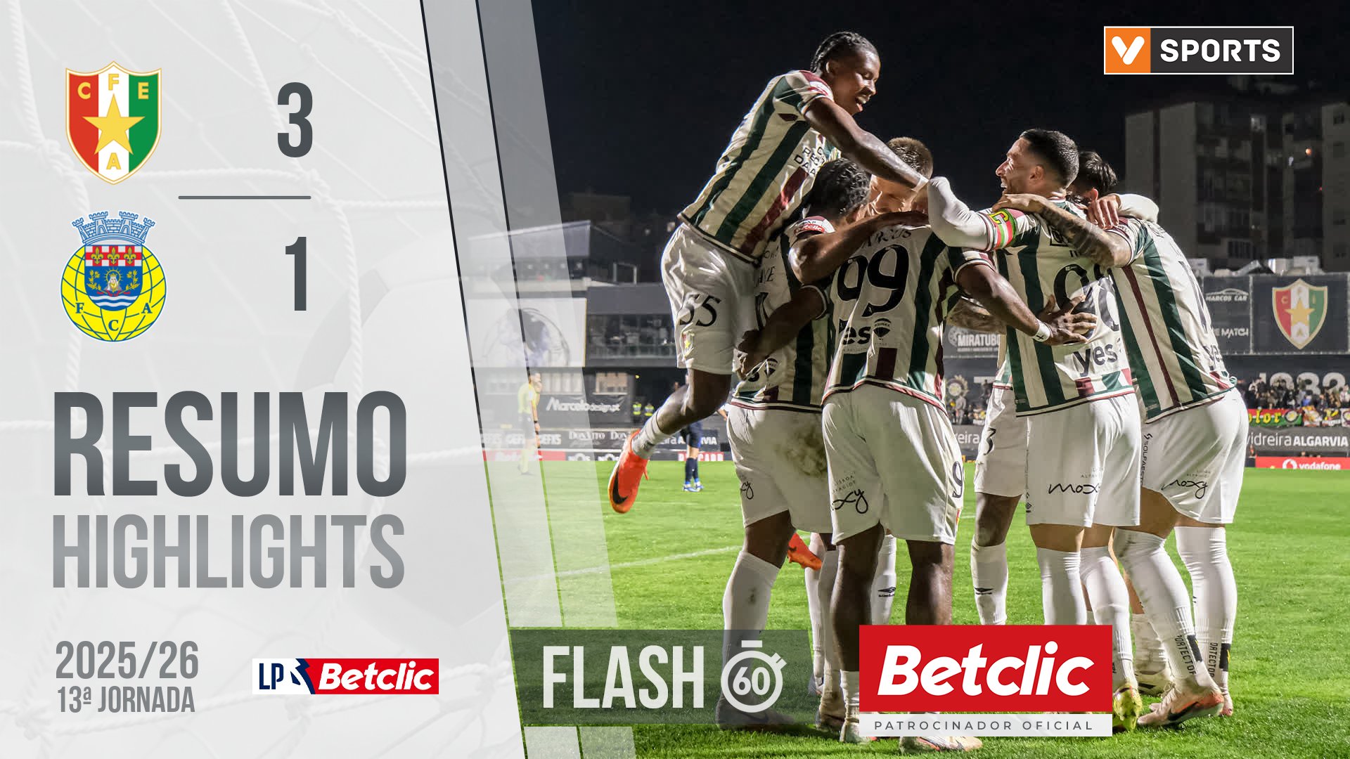 I Liga (13ªJ): Resumo Flash Estrela Amadora 3-1 Arouca