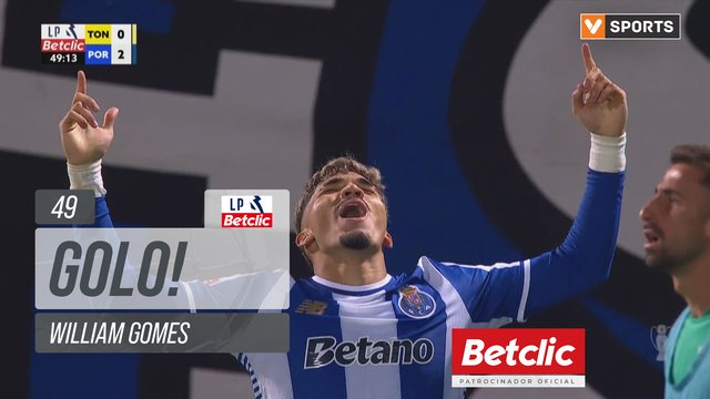 GOLO! FC Porto, William Gomes aos 49', Tondela 0-2 FC Porto