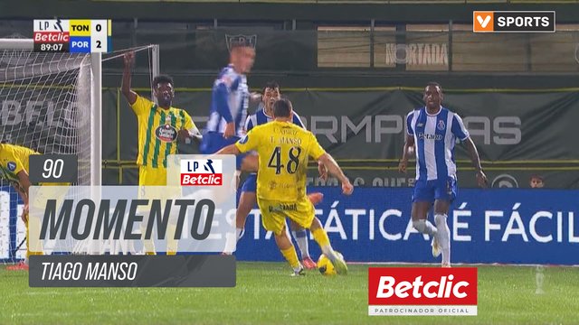 Tondela, Jogada, Tiago Manso aos 90'