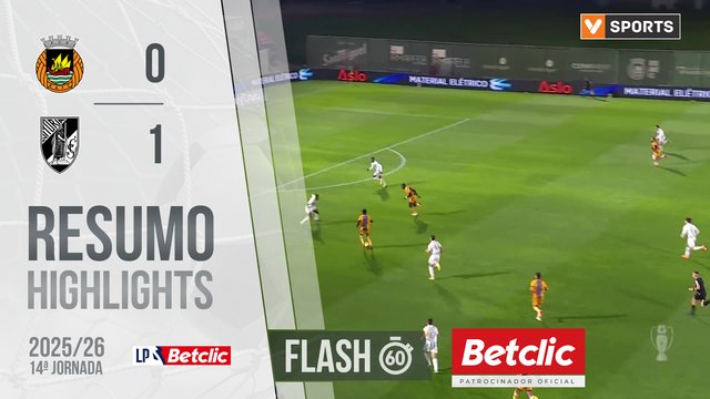 Liga Portugal Betclic (14ªJ): Resumo Flash Rio Ave 0-1 Vitória SC