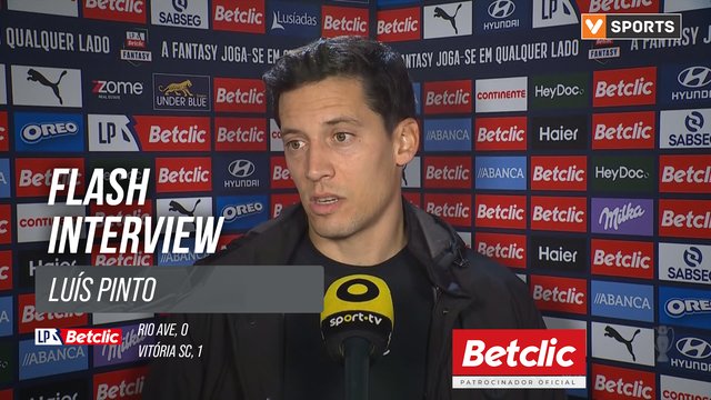 I Liga (#14) | Rio Ave 0-1 Vitória SC: Flash Interview Luís Pinto