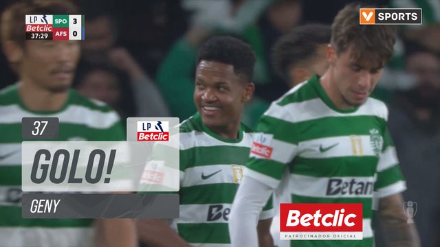 GOLO! Sporting, Geny aos 37', Sporting 3-0 AFS