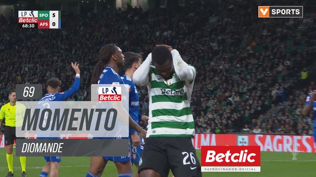 Sporting, Jogada, Diomande aos 69'