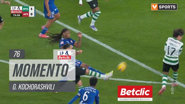 Sporting, Jogada, G. Kochorashvili aos 76'