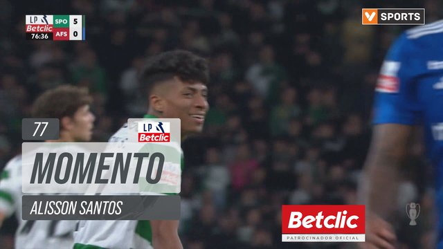 Sporting, Jogada, Alisson Santos aos 77'