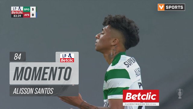 Sporting, Jogada, Alisson Santos aos 84'
