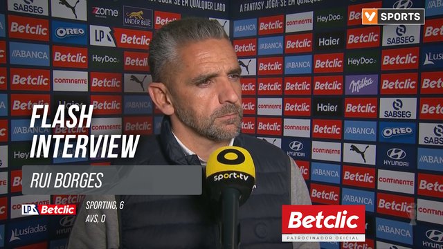 I Liga (#14) | Sporting 6-0 AVS: Flash Interview Rui Borges