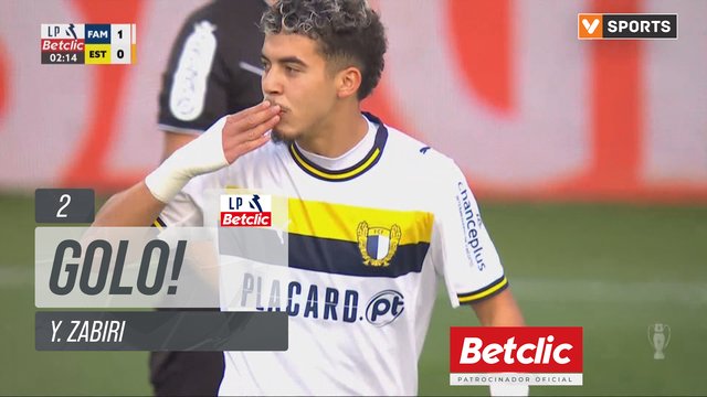 GOLO! Famalicão, Y. Zabiri aos 2', Famalicão 1-0 Estoril