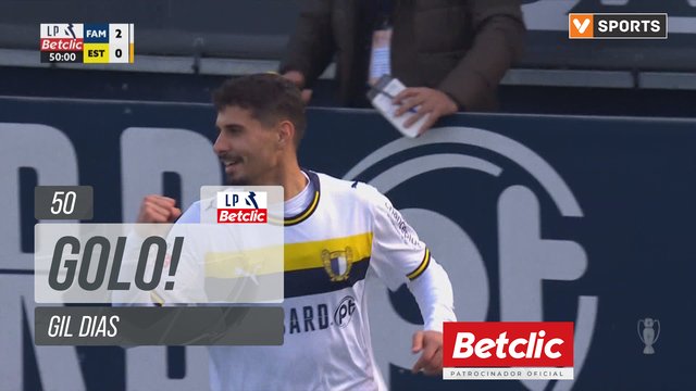 GOLO! Famalicão, Gil Dias aos 50', Famalicão 3-0 Estoril