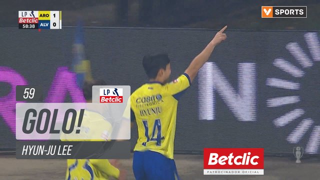 GOLO! Arouca, Hyun-Ju Lee aos 59', Arouca 1-0 Alverca