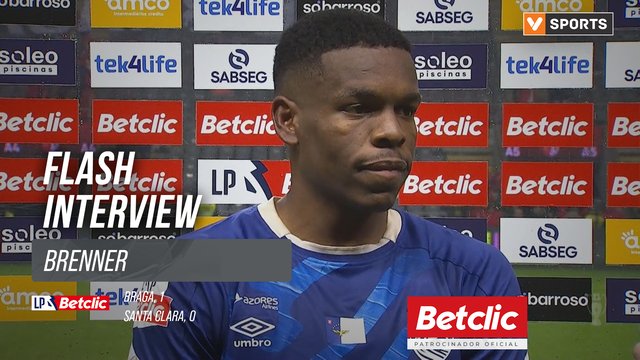 I Liga (#14) | Braga 1-0 Santa Clara: Flash Interview Brenner