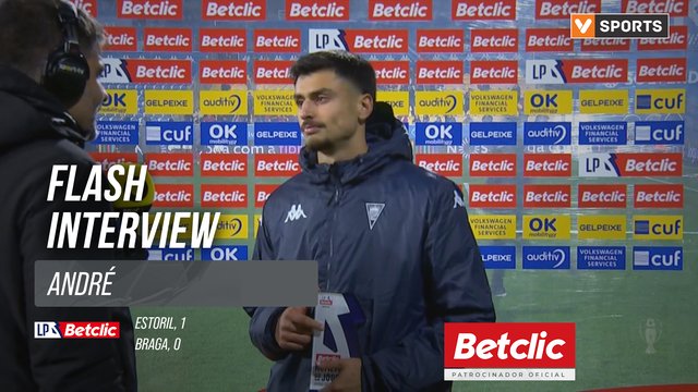I Liga (#15) | Estoril 1-0 Braga: Flash Interview André
