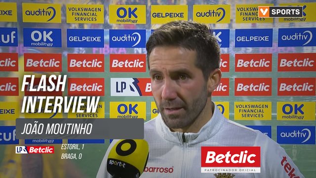 I Liga (#15) | Estoril 1-0 Braga: Flash Interview João Moutinho