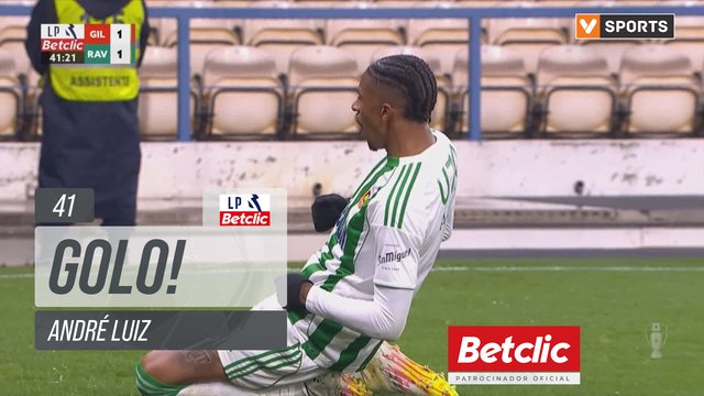 GOLO! Rio Ave, André Luiz aos 41', Gil Vicente 1-1 Rio Ave