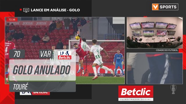 Gil Vicente, Golo Anulado, Touré aos 70'