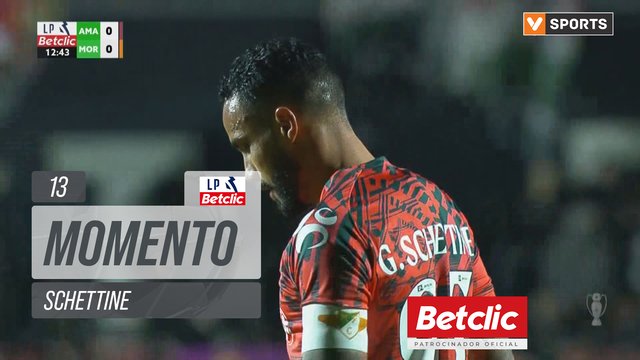 Moreirense, Jogada, Schettine aos 13'