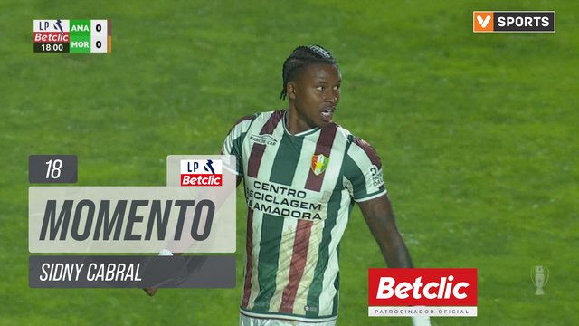 Estrela Amadora, Jogada, Sidny Cabral aos 18'