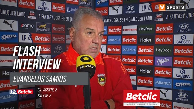I Liga (#15) | Gil Vicente 2-2 Rio Ave: Flash Interview Evangelos Samios
