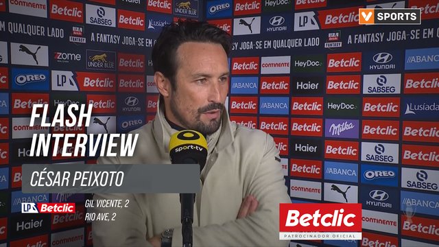 I Liga (#15) | Gil Vicente 2-2 Rio Ave: Flash Interview César Peixoto
