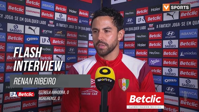 I Liga (#15) | Estrela Amadora 0-0 Moreirense: Flash Interview Renan Ribeiro