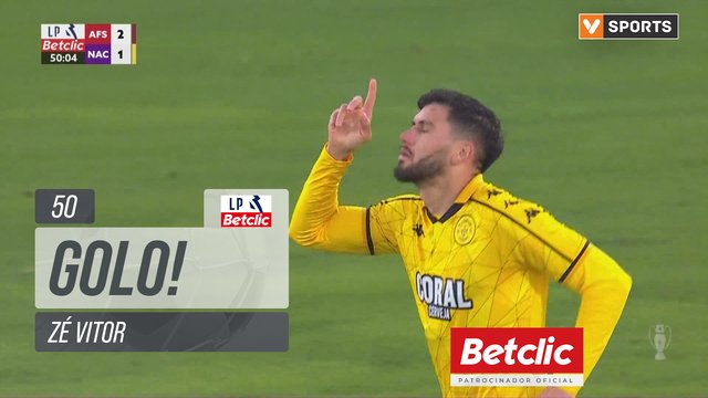 GOLO! Nacional, Zé Vitor aos 50', AVS 2-1 Nacional