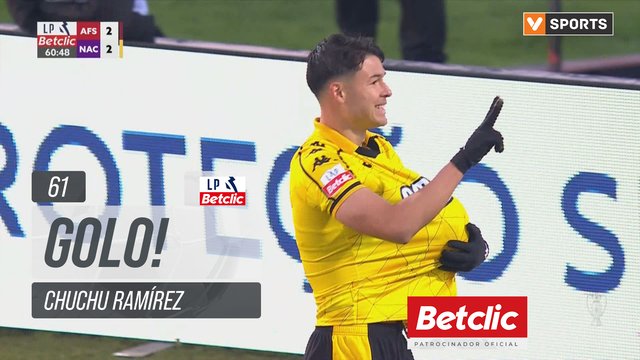 GOLO! Nacional, Chuchu Ramírez aos 61', AFS 2-2 Nacional