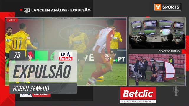 AVS, Expulsão, Rúben Semedo aos 73'