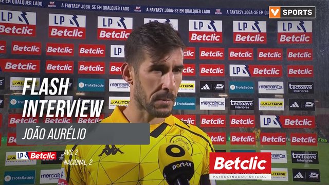 I Liga (#15) | AVS 2-2 Nacional: Flash Interview João Aurélio