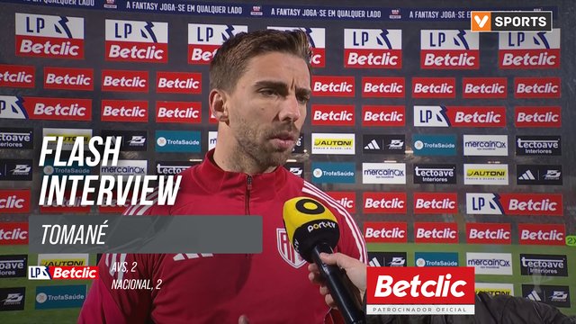 I Liga (#15) | AVS 2-2 Nacional: Flash Interview Tomané