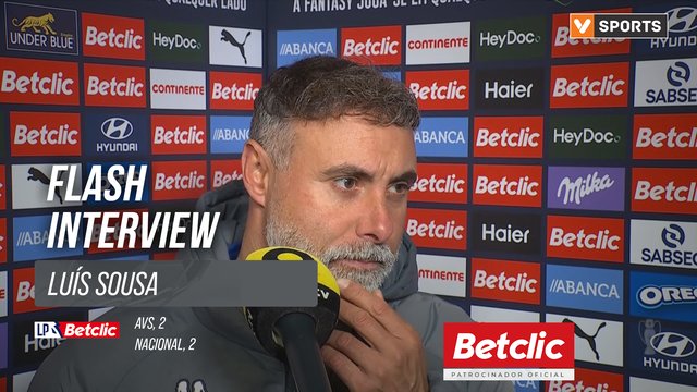 I Liga (#15) | AVS 2-2 Nacional: Flash Interview Luís Sousa