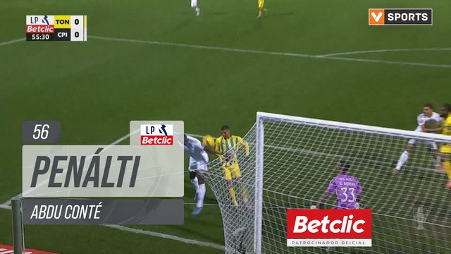 Casa Pia, Penálti, Abdu Conté aos 56'