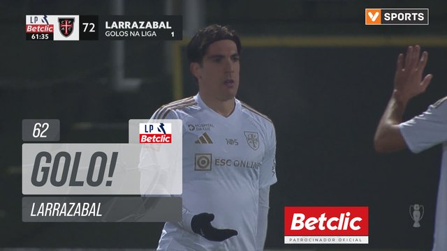 GOLO! Casa Pia, Larrazabal aos 62', Tondela 1-1 Casa Pia