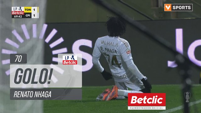 GOLO! Casa Pia, Renato Nhaga aos 70', Tondela 1-2 Casa Pia