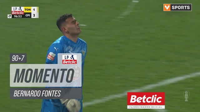 Tondela, Jogada, Bernardo Fontes aos 90'+7'