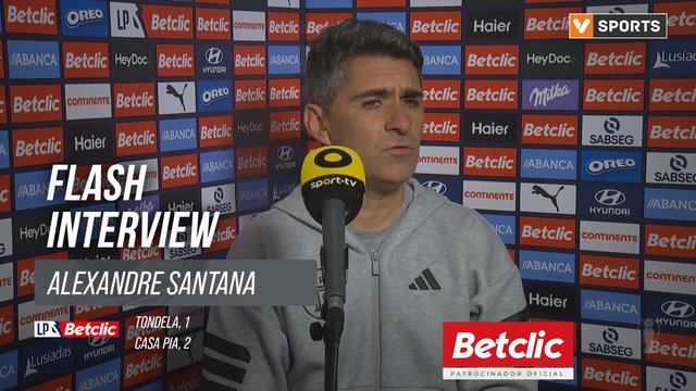 I Liga (#15) | Tondela 1-2 Casa Pia: Flash Interview Alexandre Santana