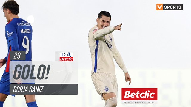 GOLO! FC Porto, Borja Sainz aos 29', Alverca 0-1 FC Porto