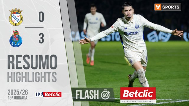 Liga Portugal Betclic (15ªJ): Resumo Flash Alverca 0-3 FC Porto