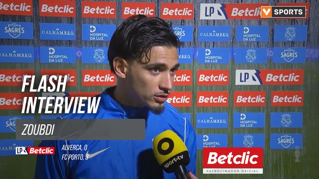 I Liga (#15) | Alverca 0-3 FC Porto: Flash Interview Zoubdi